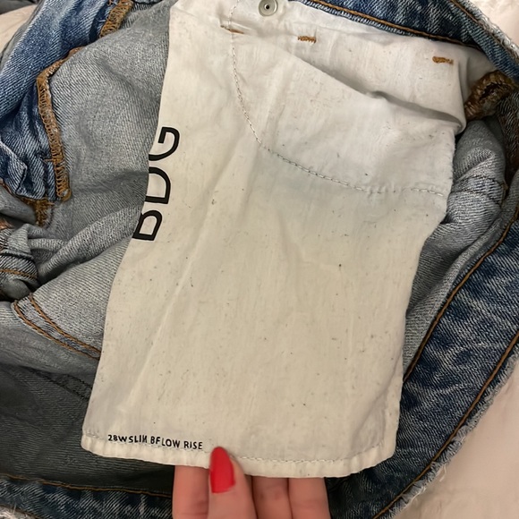 BDG jeans 28W slim boyfriend low rise - Picture 13 of 15